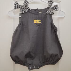 USC Team Garb Ruffle Bottom Grey Baby Jumper Mabel Size 12 Months 17GIT1D02